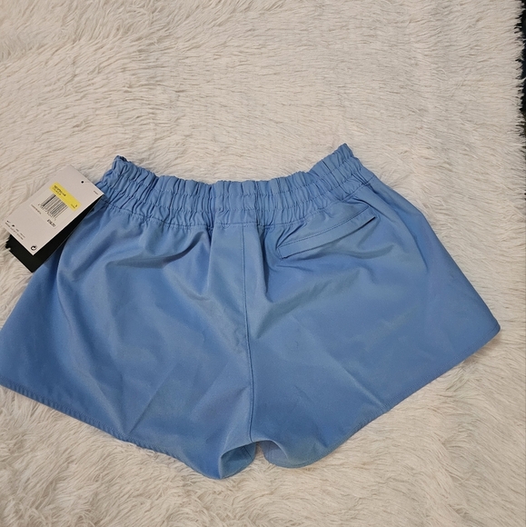 Nike Women's Swim Sky Blue Athletic Shorts - Picture 12 of 12